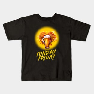 Fun day Friday with Beer Kids T-Shirt